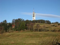 Ganz oben: Ullandhaug mit Fernsehturm