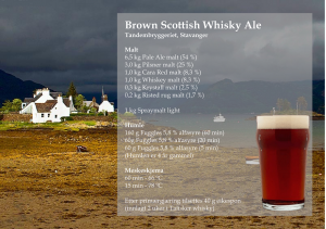 Zum Nachbrauen: Brown Scottish Whisky Ale (klicken zum Vergrößern)