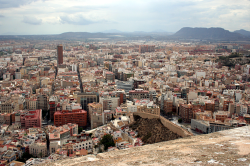 Blick auf Alicante