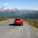 Norwegens höchstgelgene Straße (nahe Galdhøpiggen)